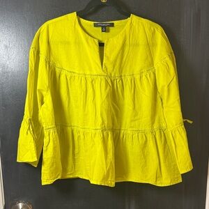 Marc New York Bright Yellow Blouse